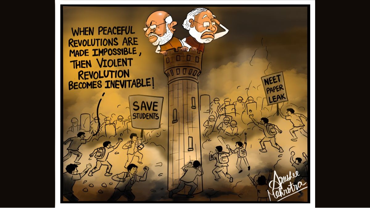 When peaceful revolutions are made impossible, then violent revolutions become inevitable