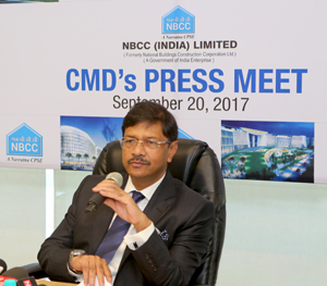 NBCC registers a substantial 23% growth in FY 2016-17